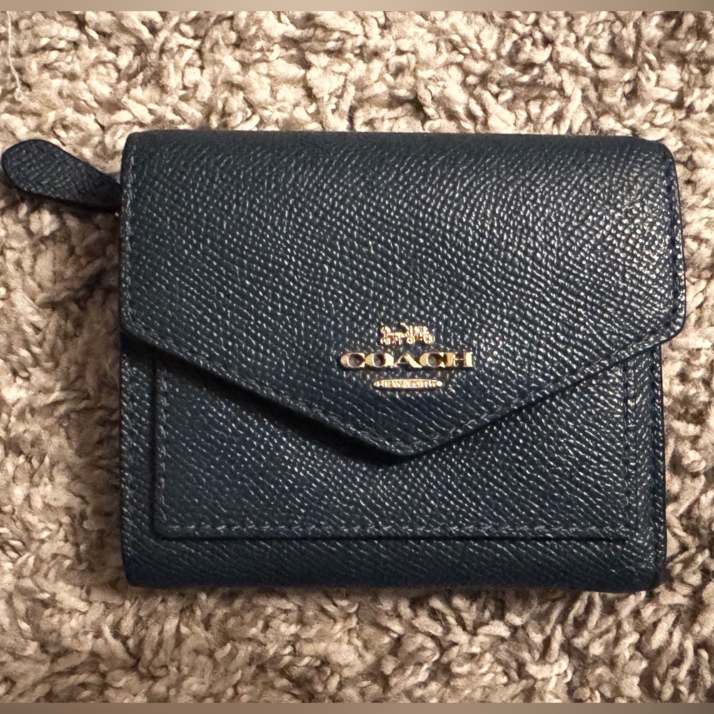 Coach Navy Blue Wallet